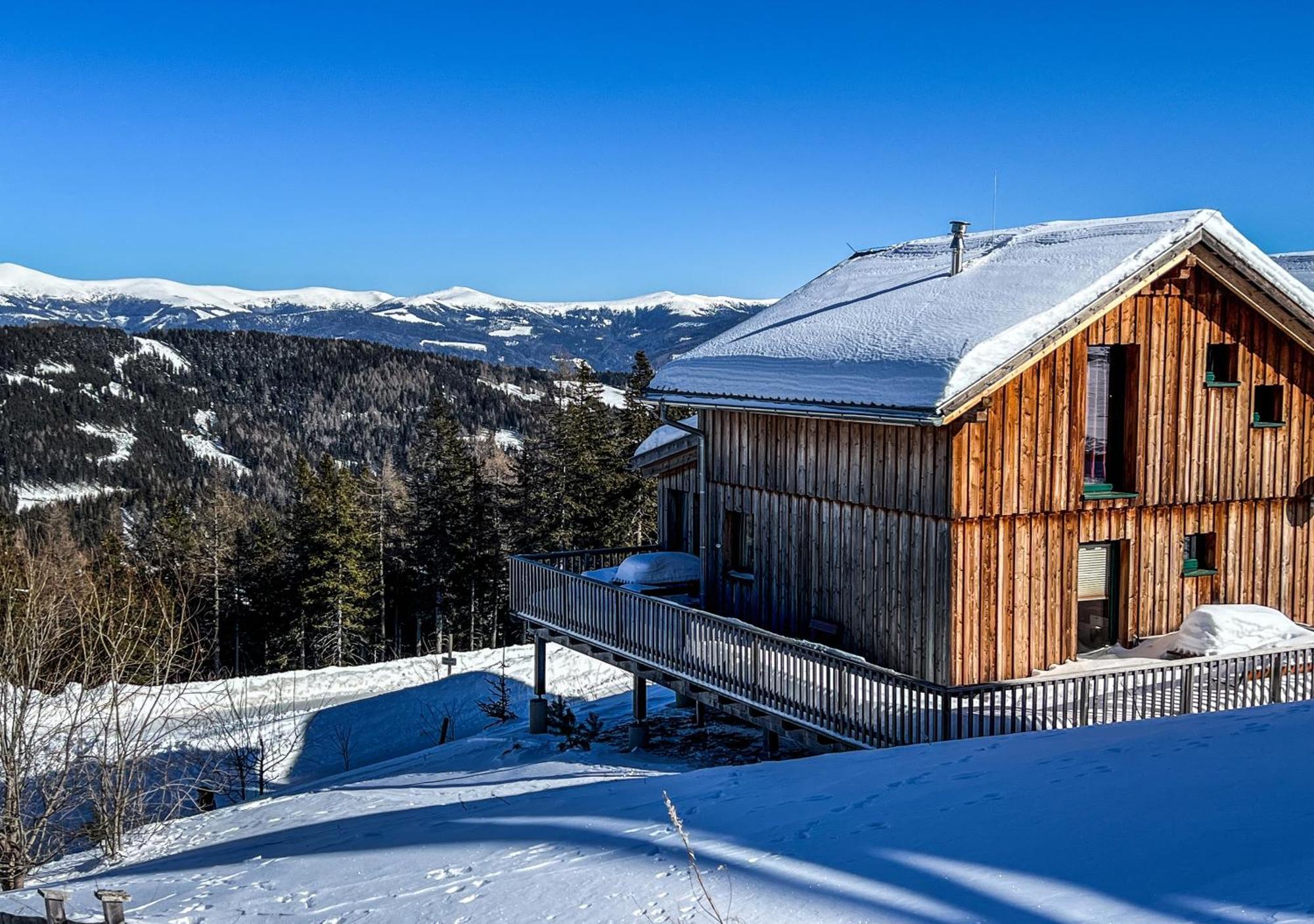 1A Chalet Rast - Wandern, Grillen, Traumblick, Indoor Sauna Bad Sankt Leonhard im Lavanttal Eksteriør bilde