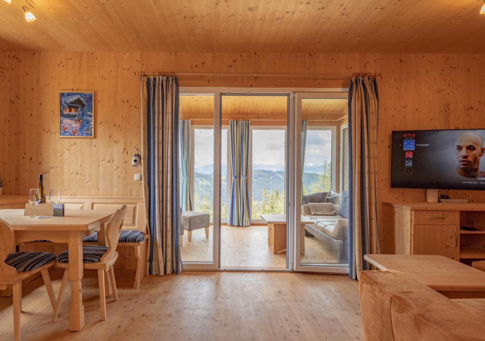 1A Chalet Rast - Wandern, Grillen, Traumblick, Indoor Sauna Bad Sankt Leonhard im Lavanttal Eksteriør bilde